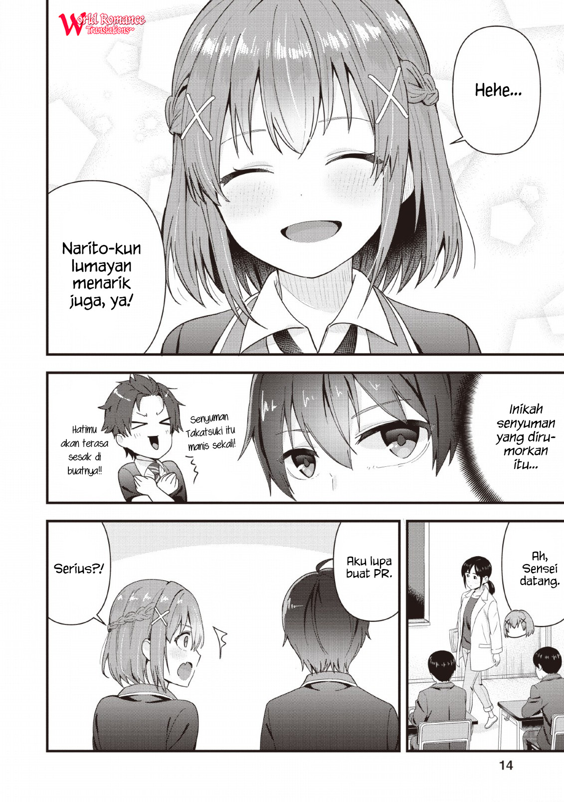 The Cute Girl Sitting Next to Me Is Trying to Make Me Fall in Love With Her as a Way to Ridicule Me, but the Tables Were Turned on Her Before She Knew It Chapter 01 Gambar 14